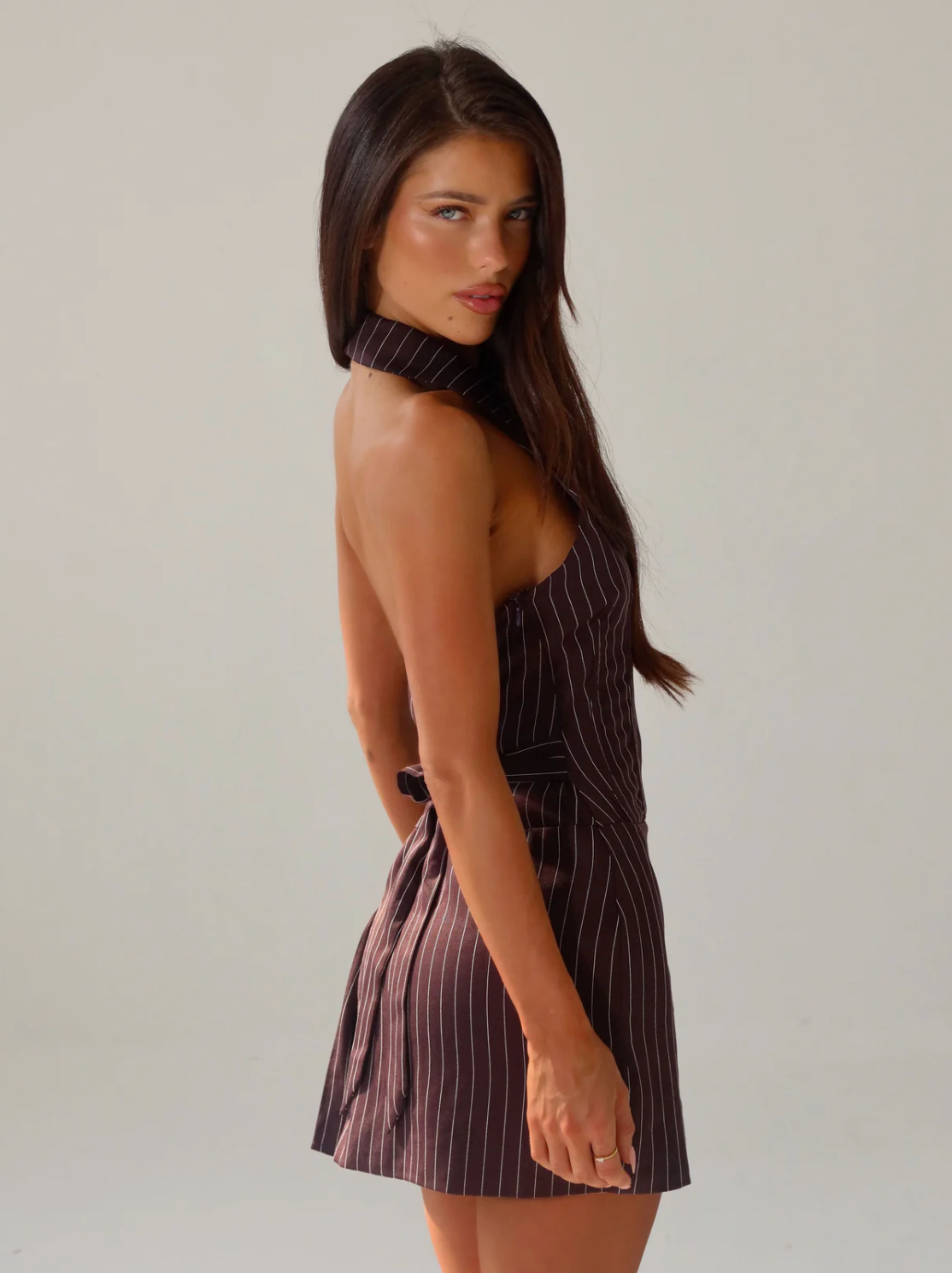 MAXII MINI DRESS BROWN